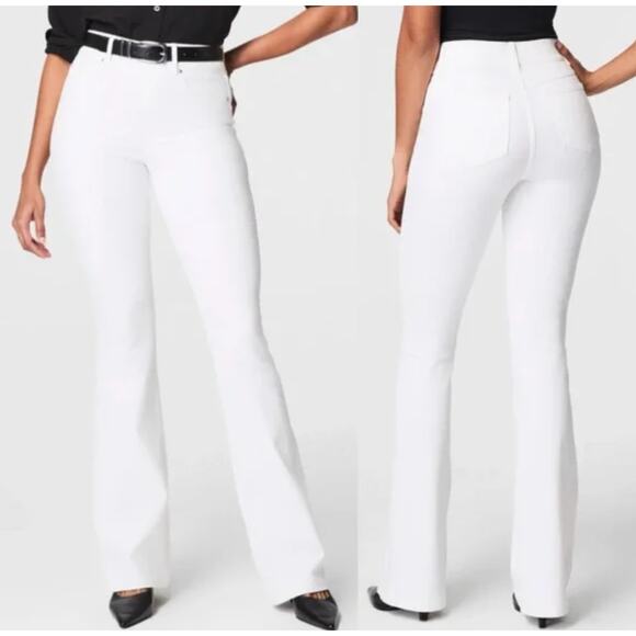 SPANXshape™ Original EveryWear Flare Jeans White Women's Size XS Petite - Picture 1 of 10